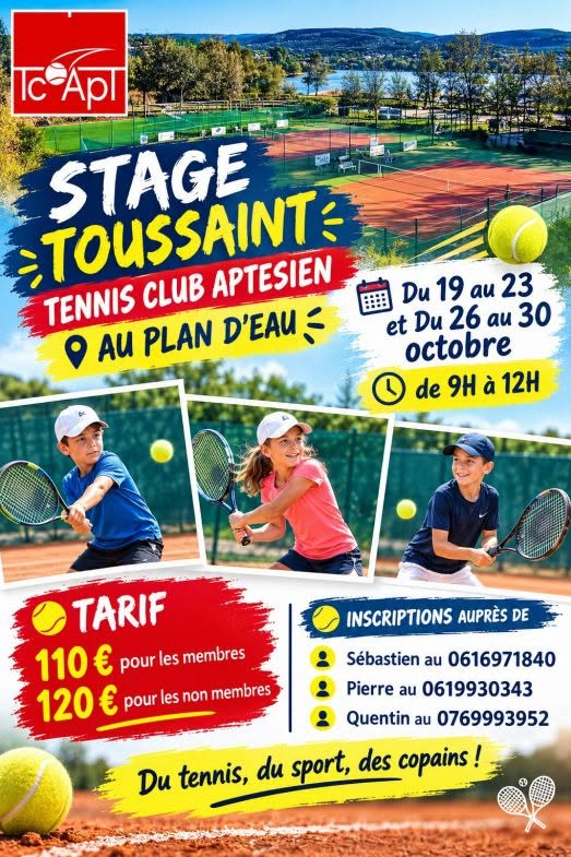 Stage de Tennis Enfants