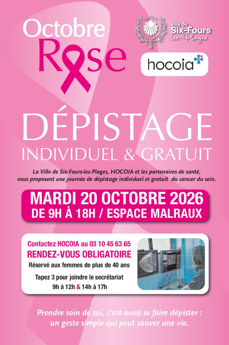 Octobre Rose - d�pistage individuel & gratuit