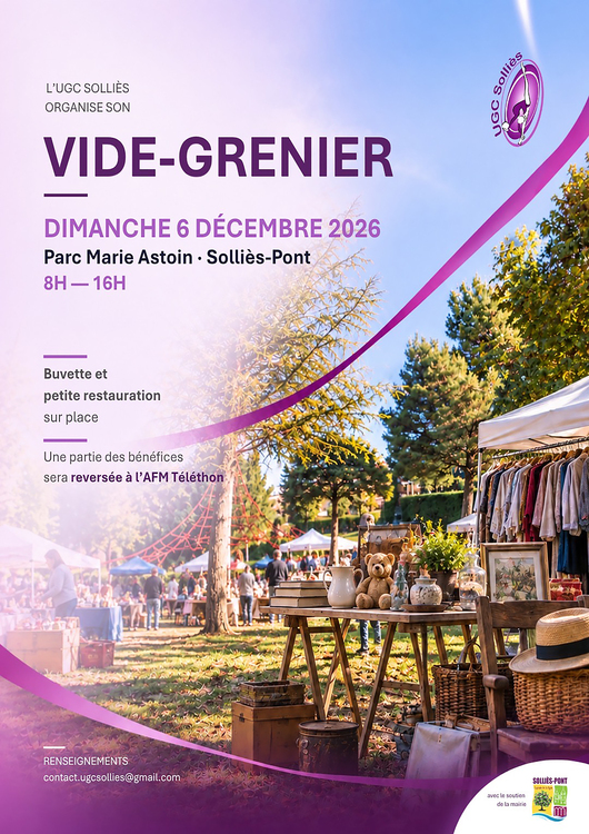 Vide greniers de l'UGCS