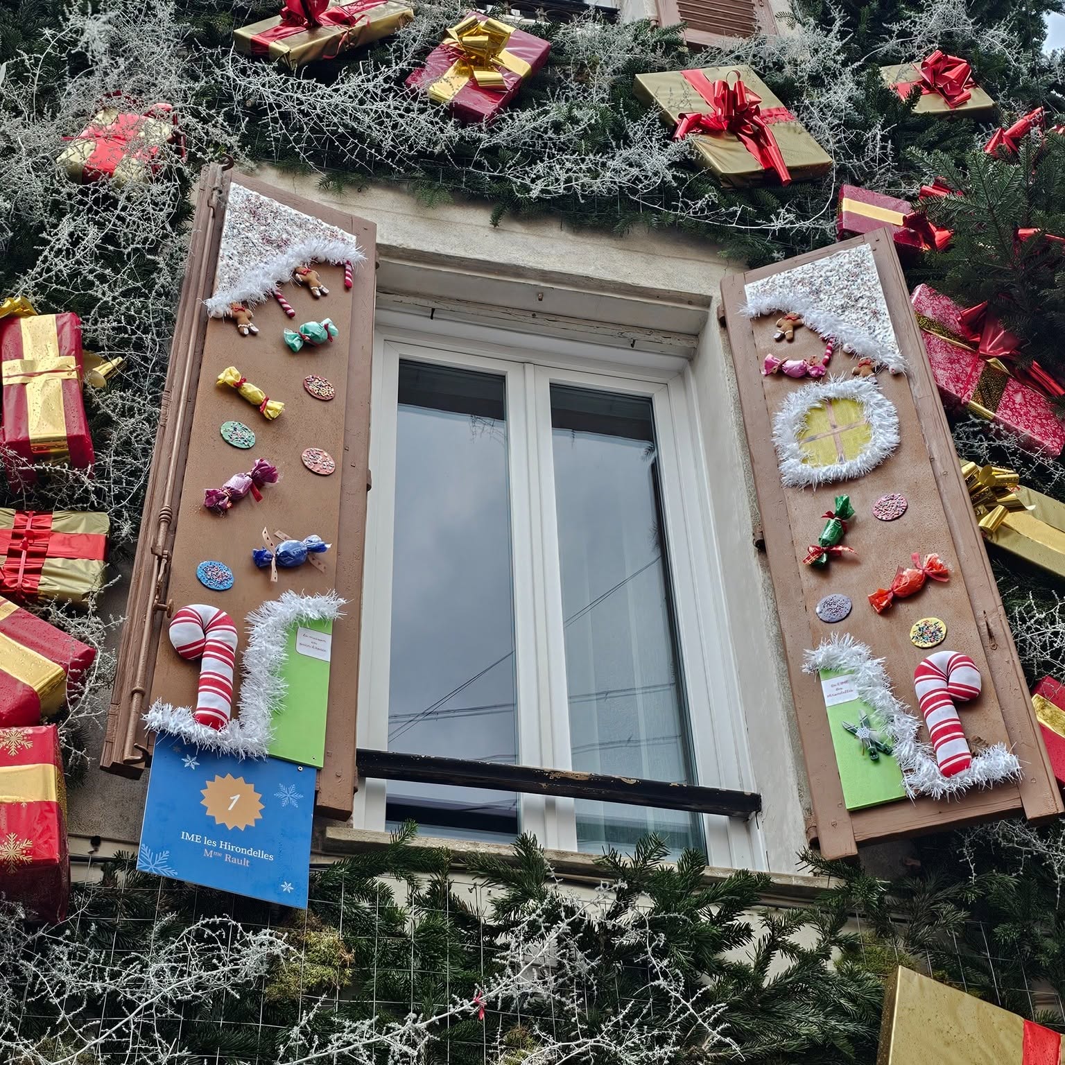 Calendrier de l'avent grandeur nature
