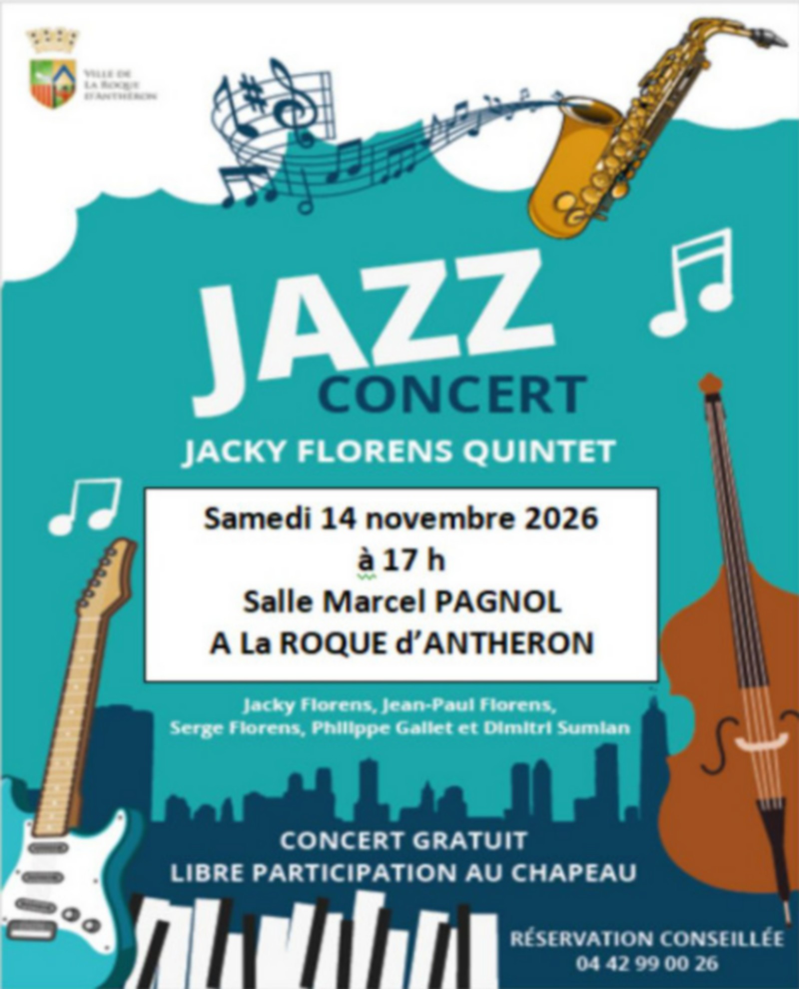 JAZZ CONCERT - JACKY FLORENS QUINTET