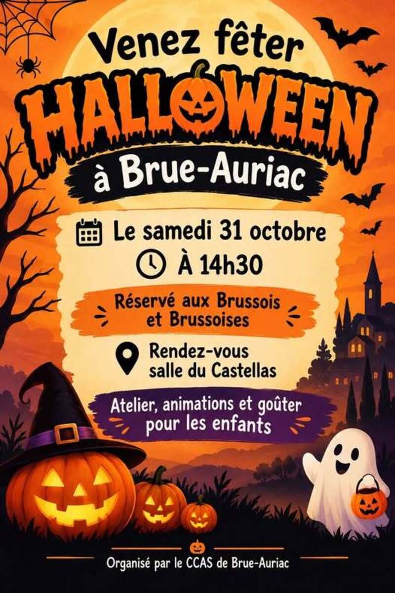 Halloween : atelier, animations et go�ter pour les enfants (� partir de 2 ans)