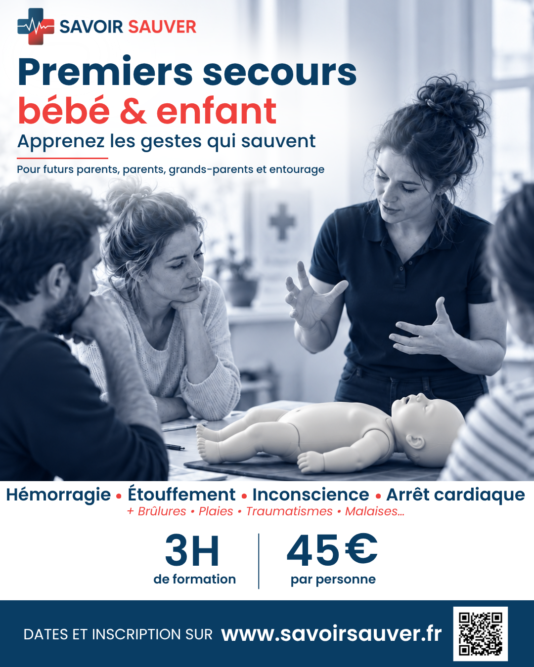 Atelier Premiers Secours B�b� & Enfant