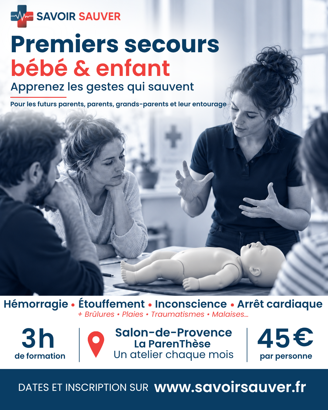 Atelier Premiers Secours B�b� & Enfant
