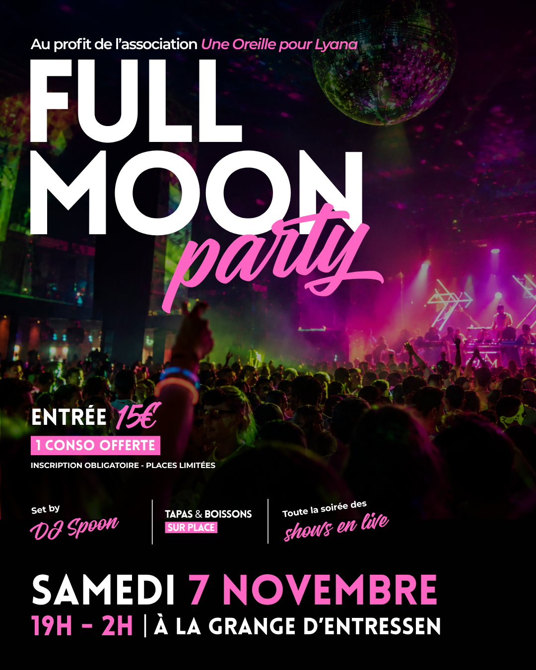 Full Moon Party : soir�e une oreille pour Lyana