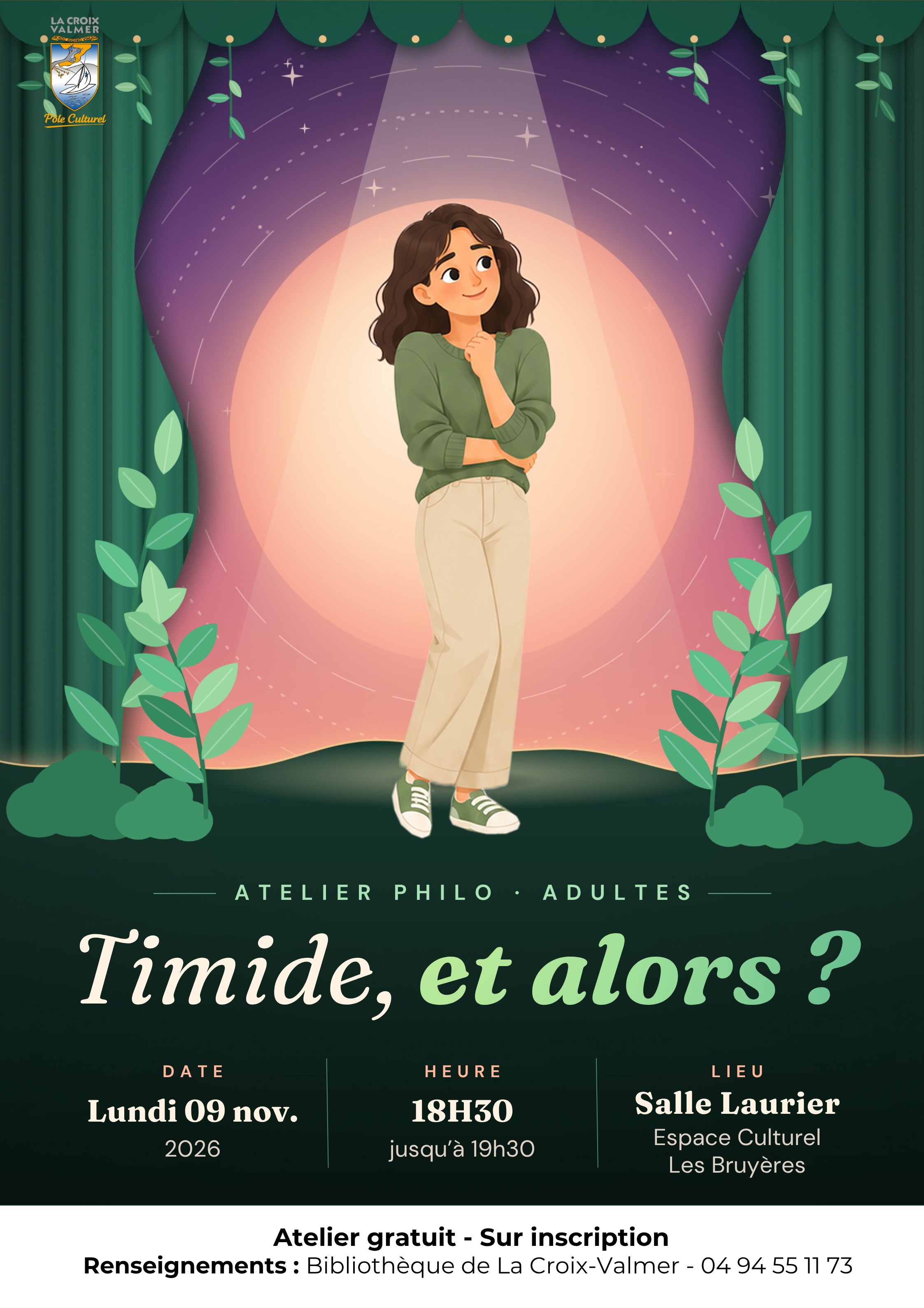 Atelier Philo Adultes: Timide, et alors?
