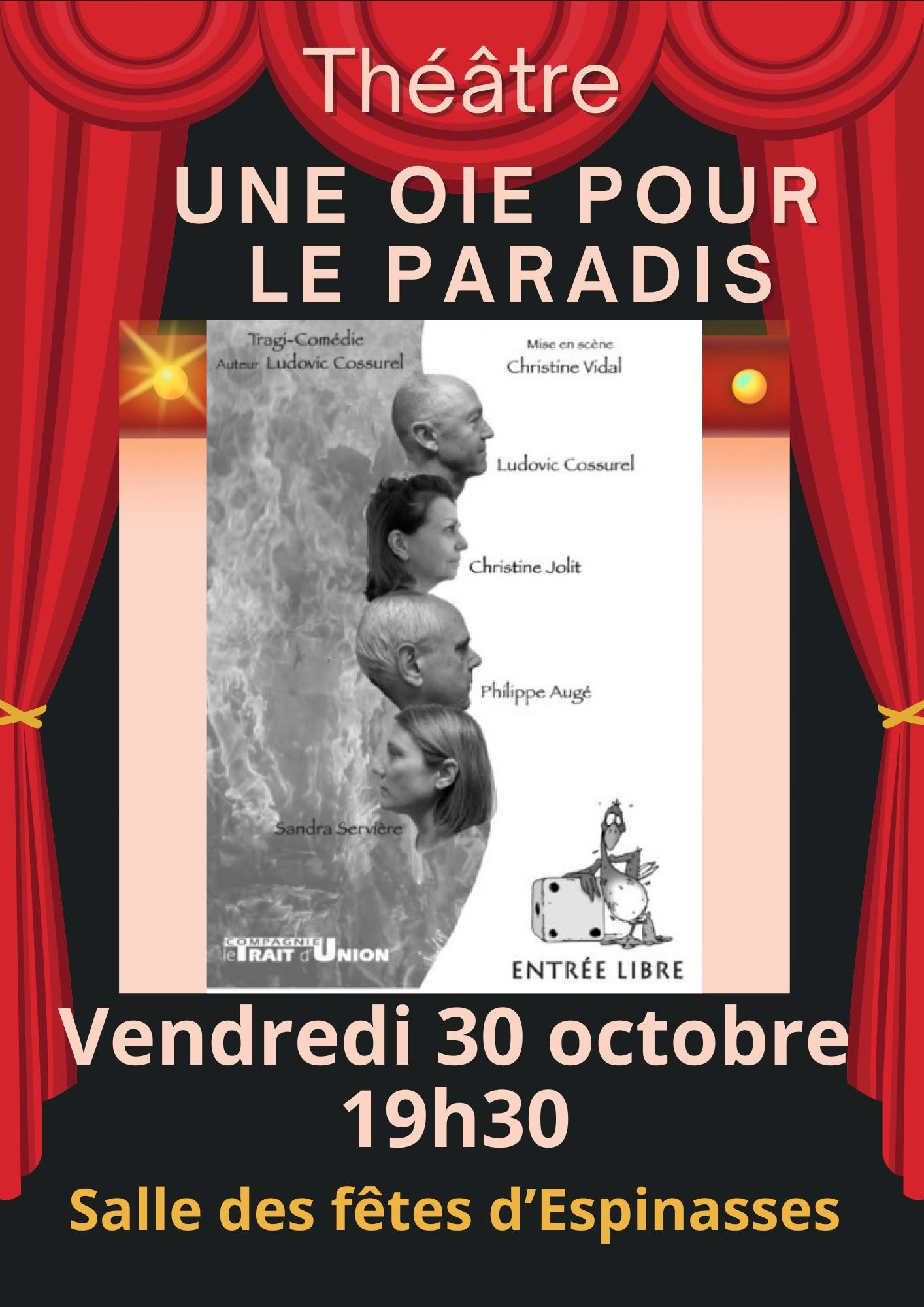 Th��tre Une oie pour le paradis