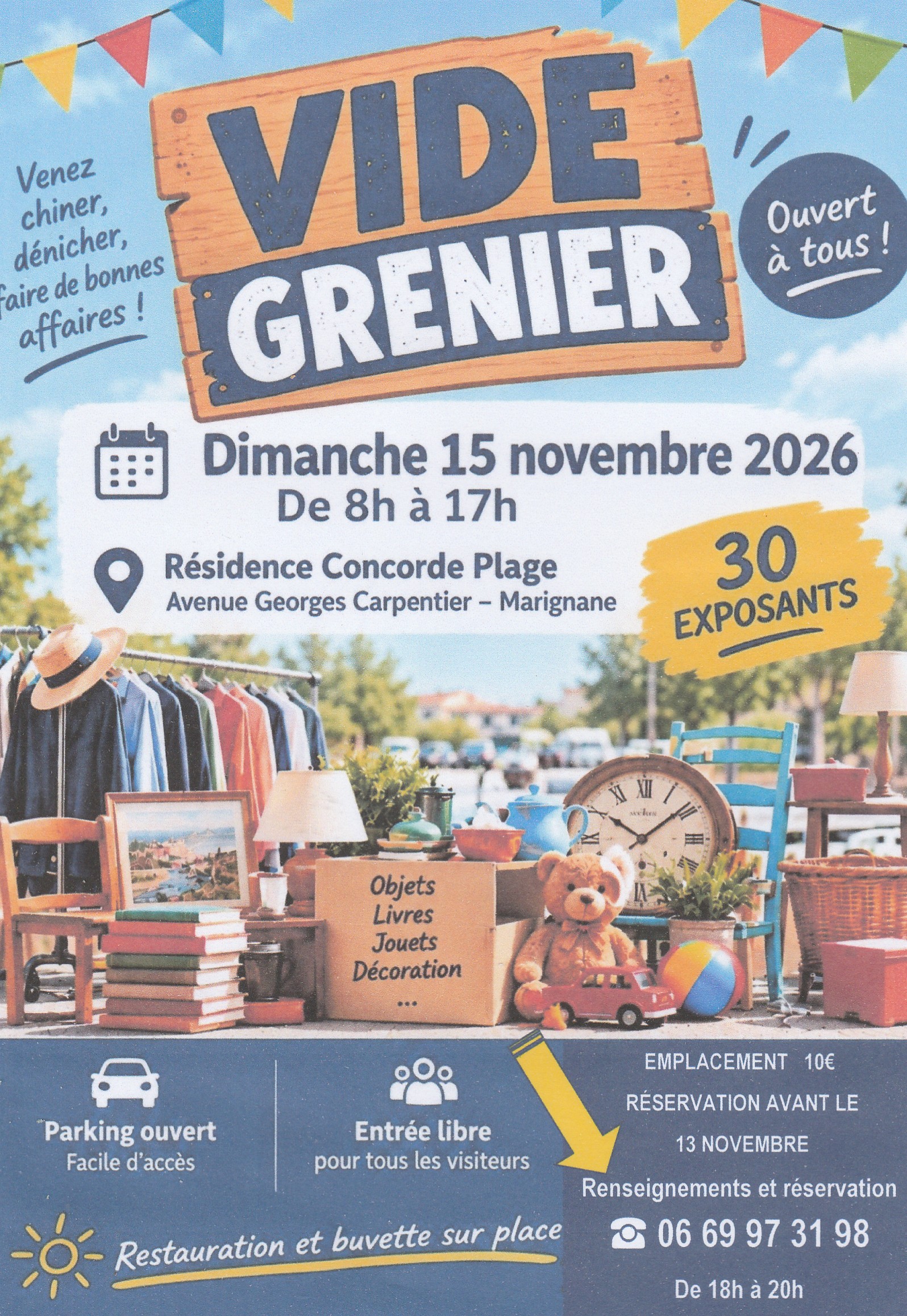 Vide-Greniers � Concorde Plage