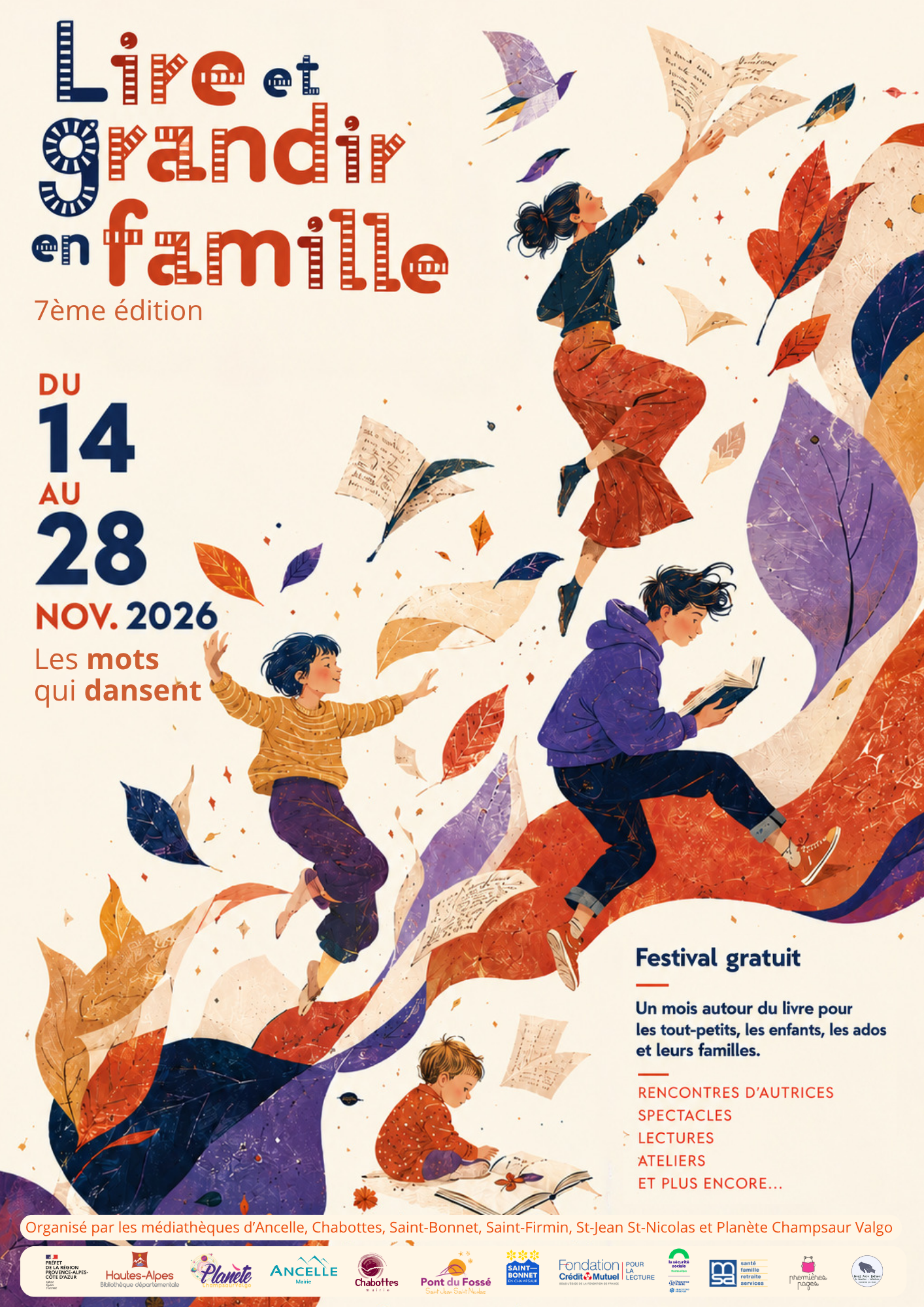Festival Lire et grandir en famille - Les mots qui dansent