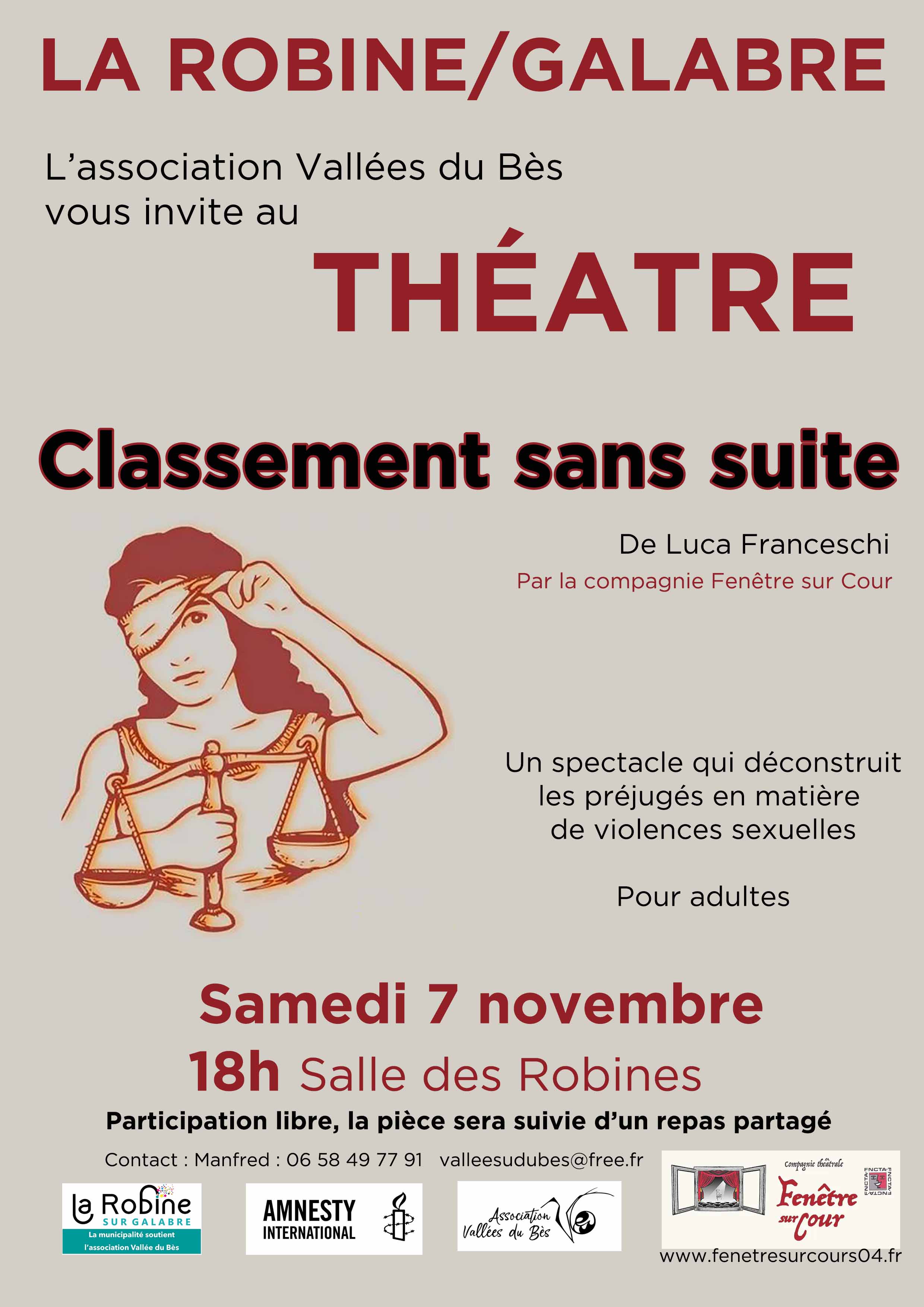 Th��tre - Classement sans suite