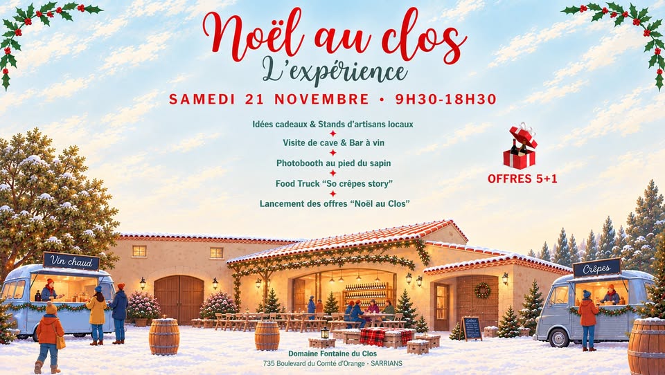 No�l au Clos 2026 : Journ�e de lancement