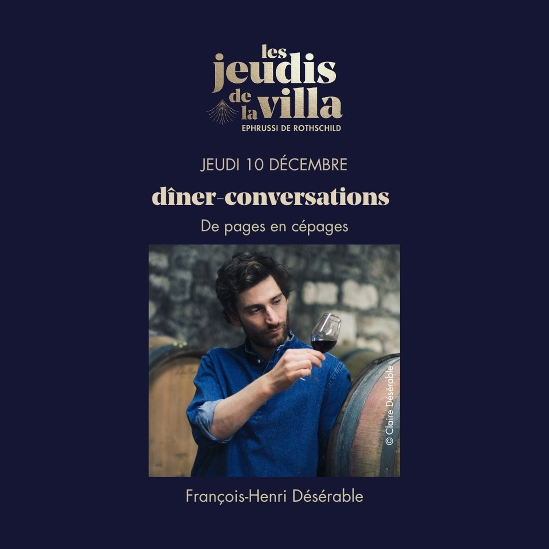 Les Jeudis de la Villa :  Fran�ois-Henri D�s�rable - De pages en c�pages