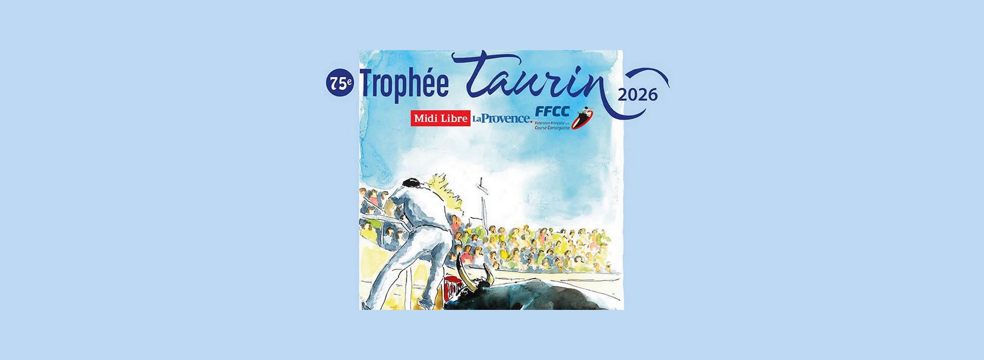 Course camarguaise 75e Troph�e taurin