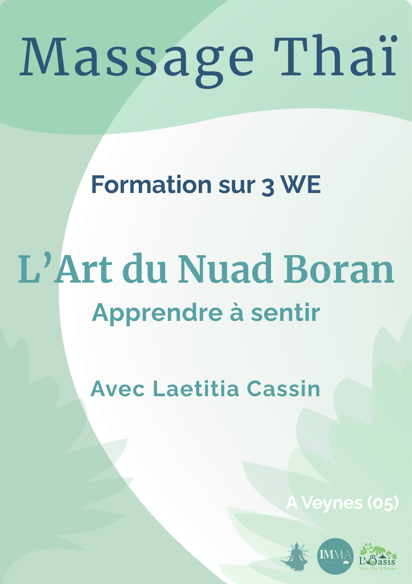 Formation 3 WE en Massage Tha� : L'Art du Nuad Boran