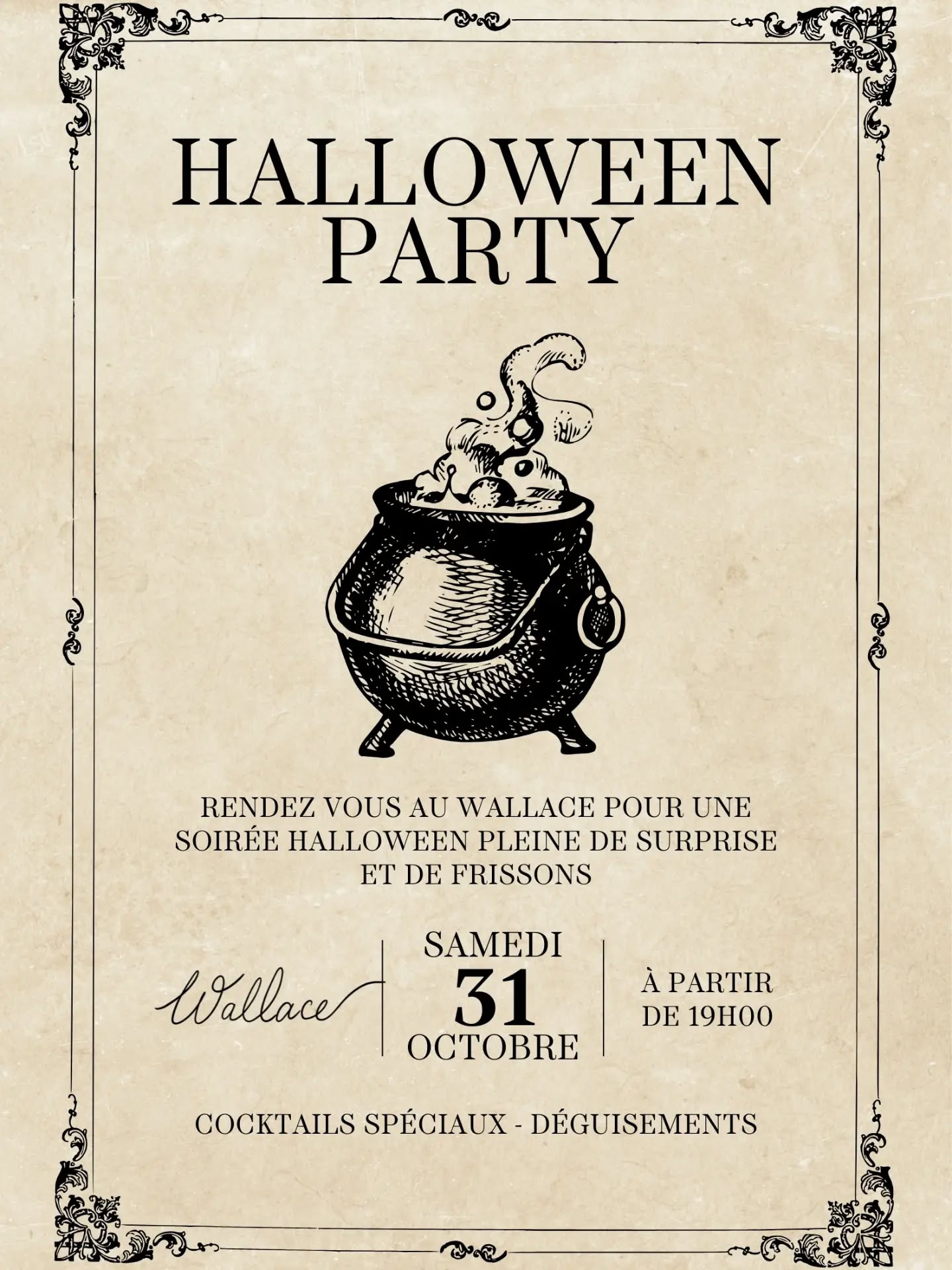 Halloween party au Wallace