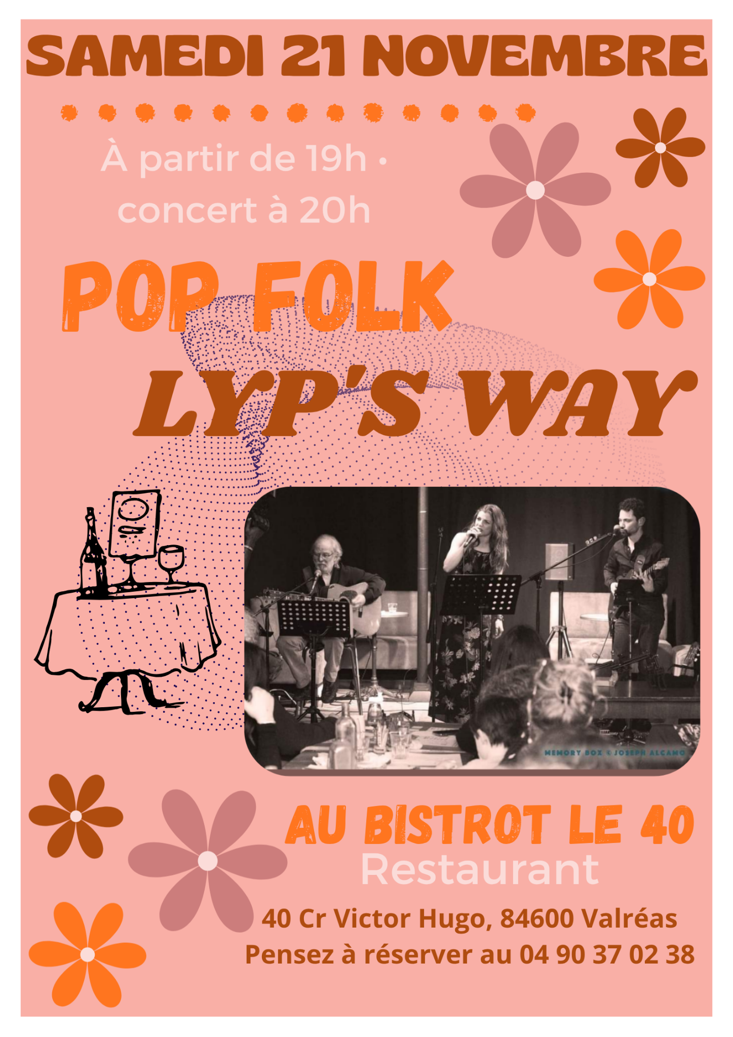 Concert - Restaurant le 40