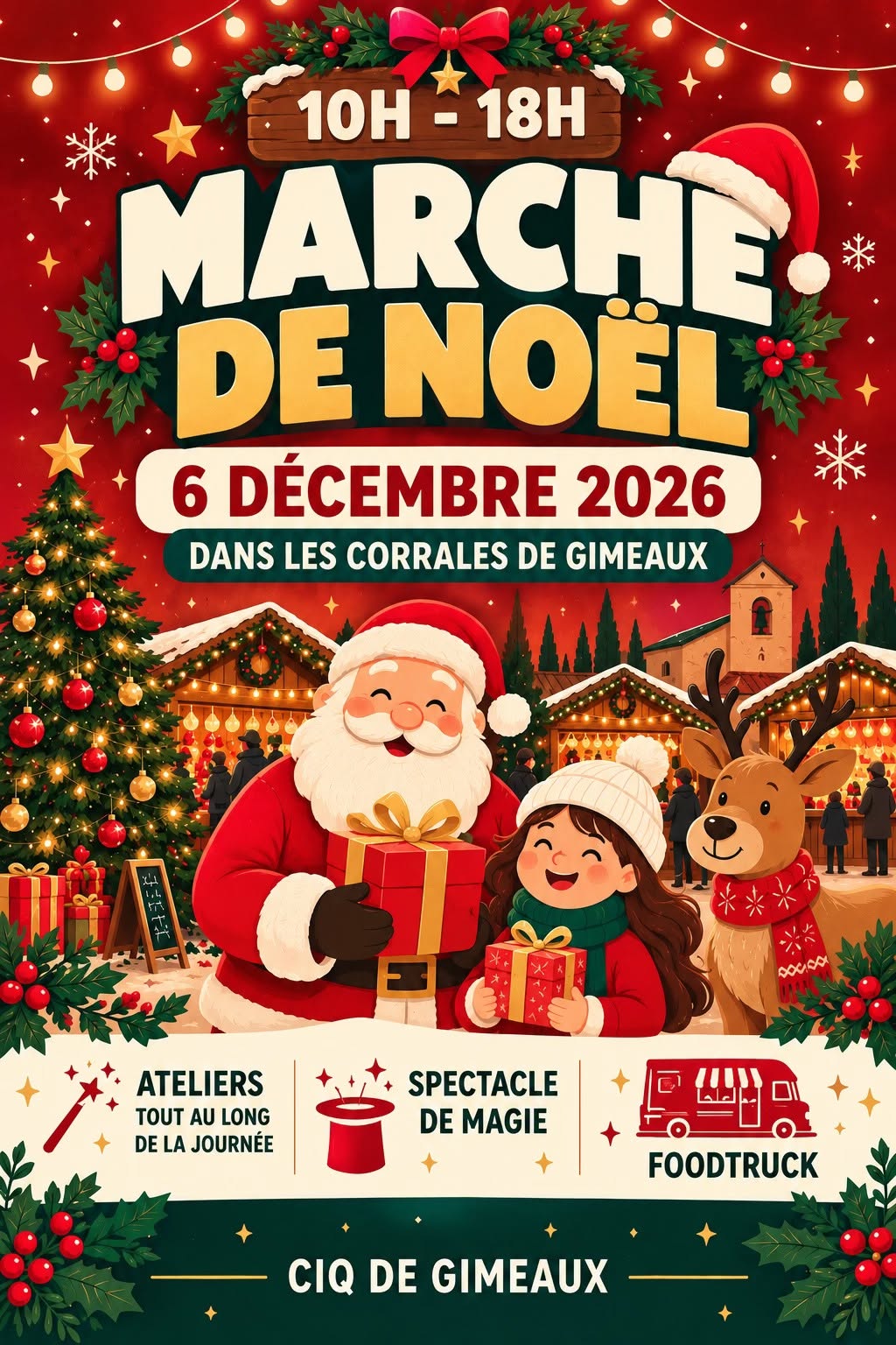 Le march� de no�l de Gimeaux