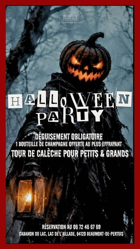 Halloween  � Beaumont de Pertuis au Cabanon du Lac de L'Aillade