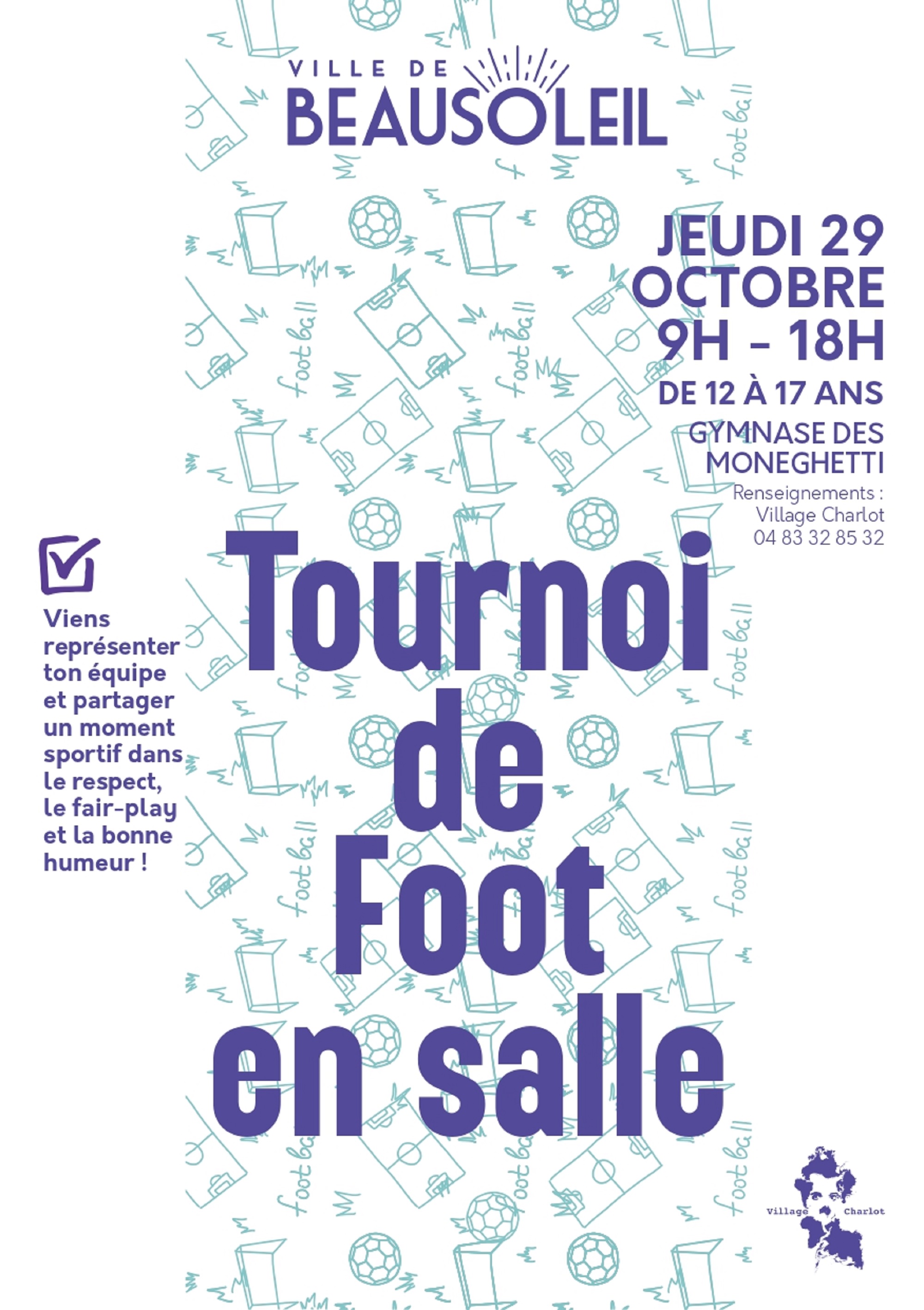 Tournoi de foot jeunes 12-17 ans