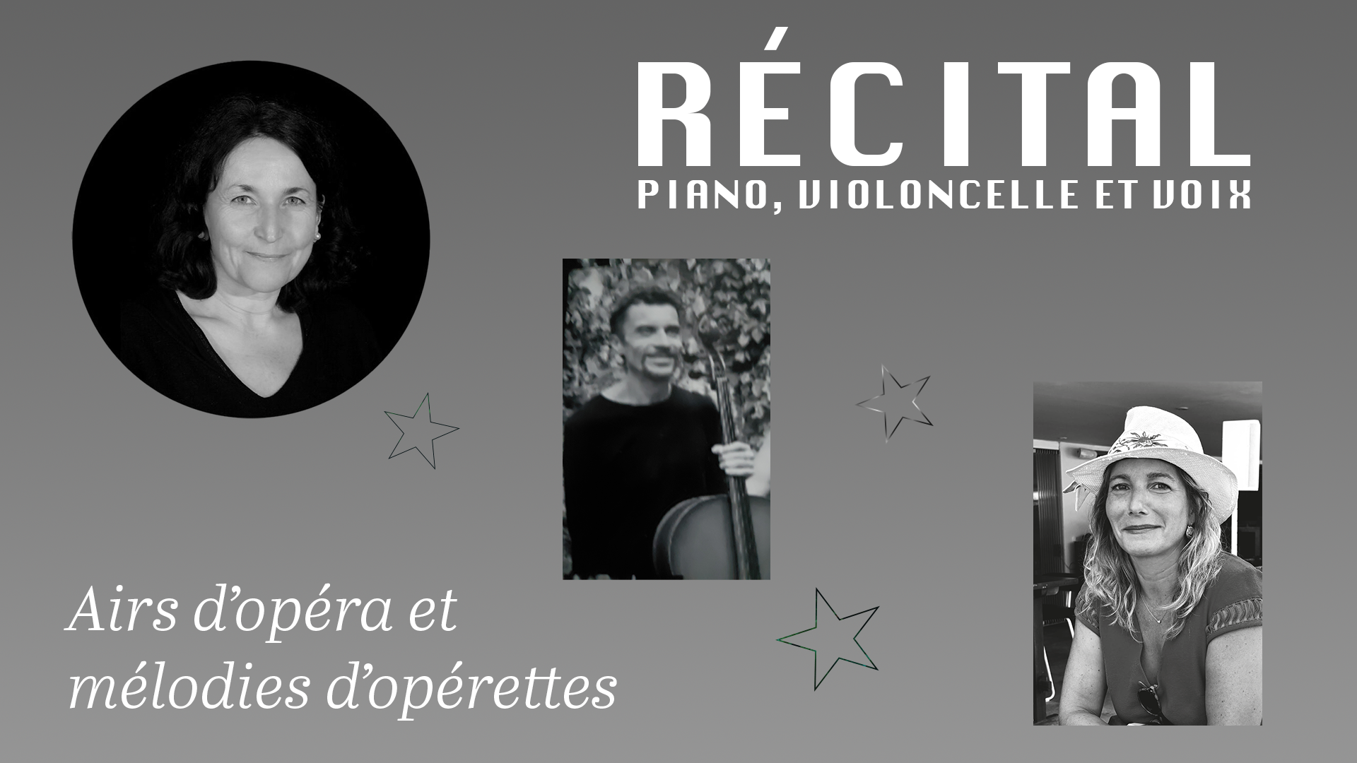 R�cital piano violoncelle et voix