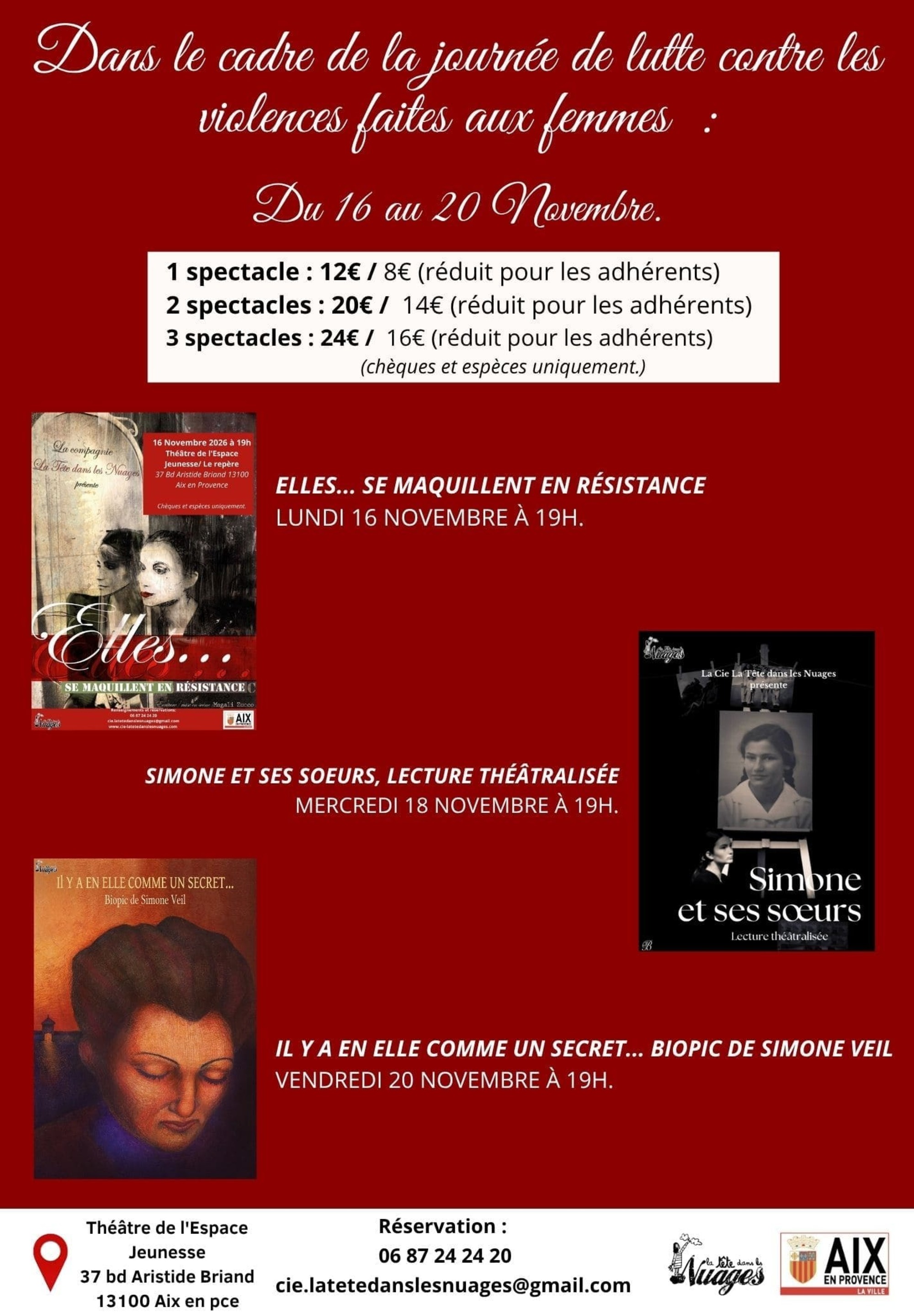 Lecture th��tralis�e - Simone et ses s�urs