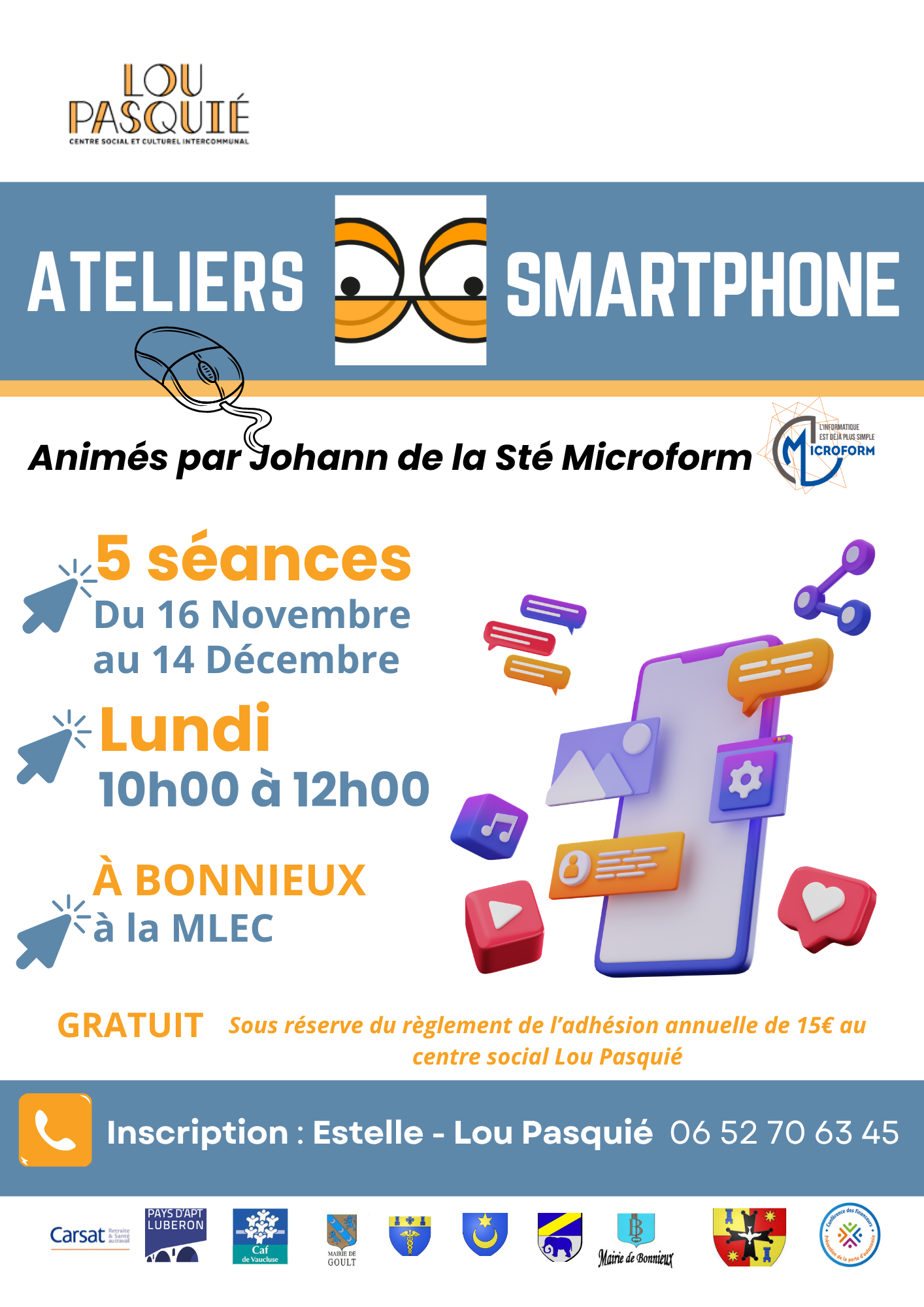 Ateliers Smartphone