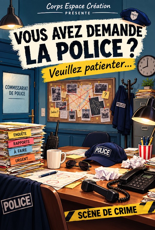 Pi�ce de th��tre : Vous avez demand� la police... ? Veuillez patienter...