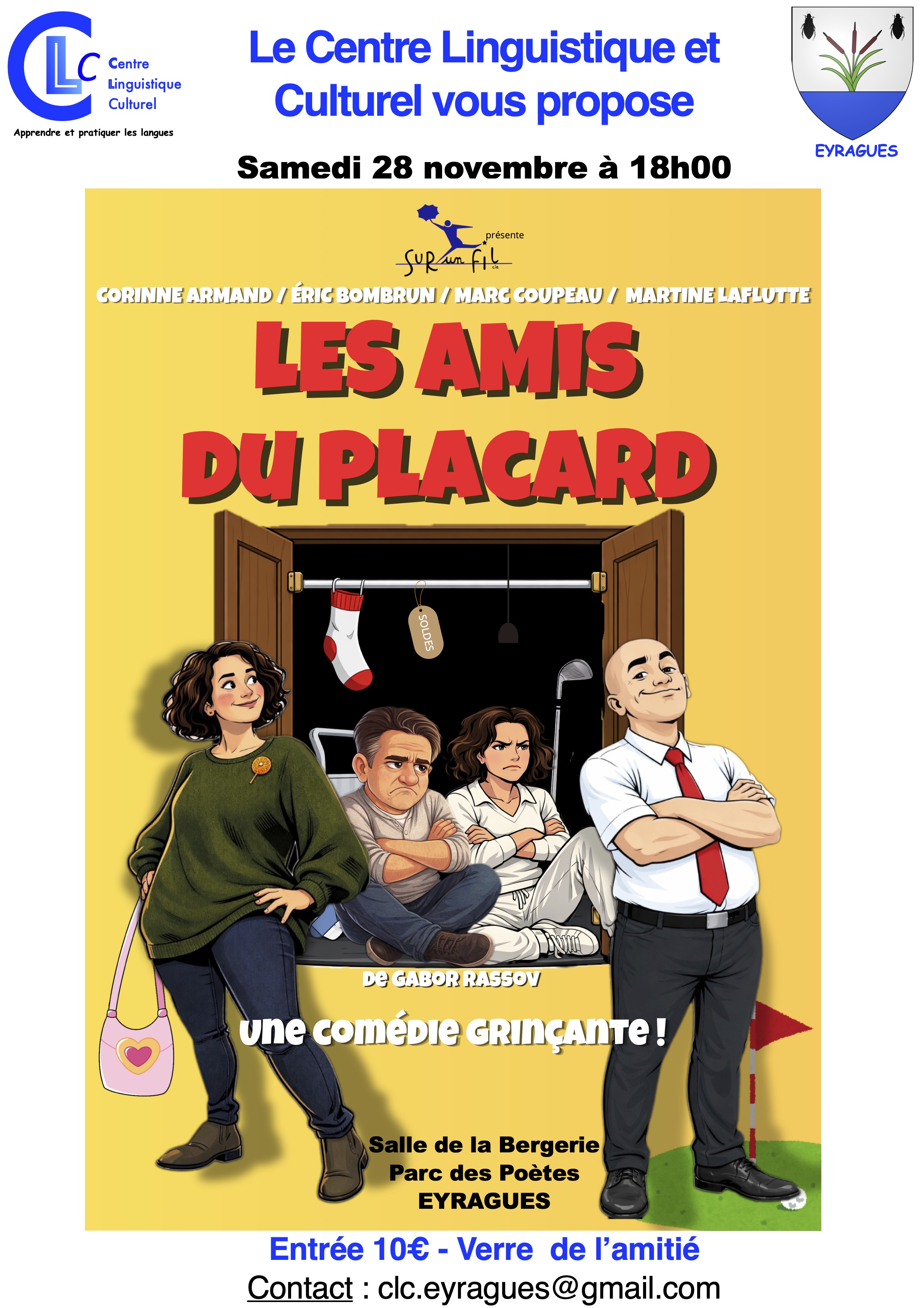 Les amis du placard - pi�ce de the�tre