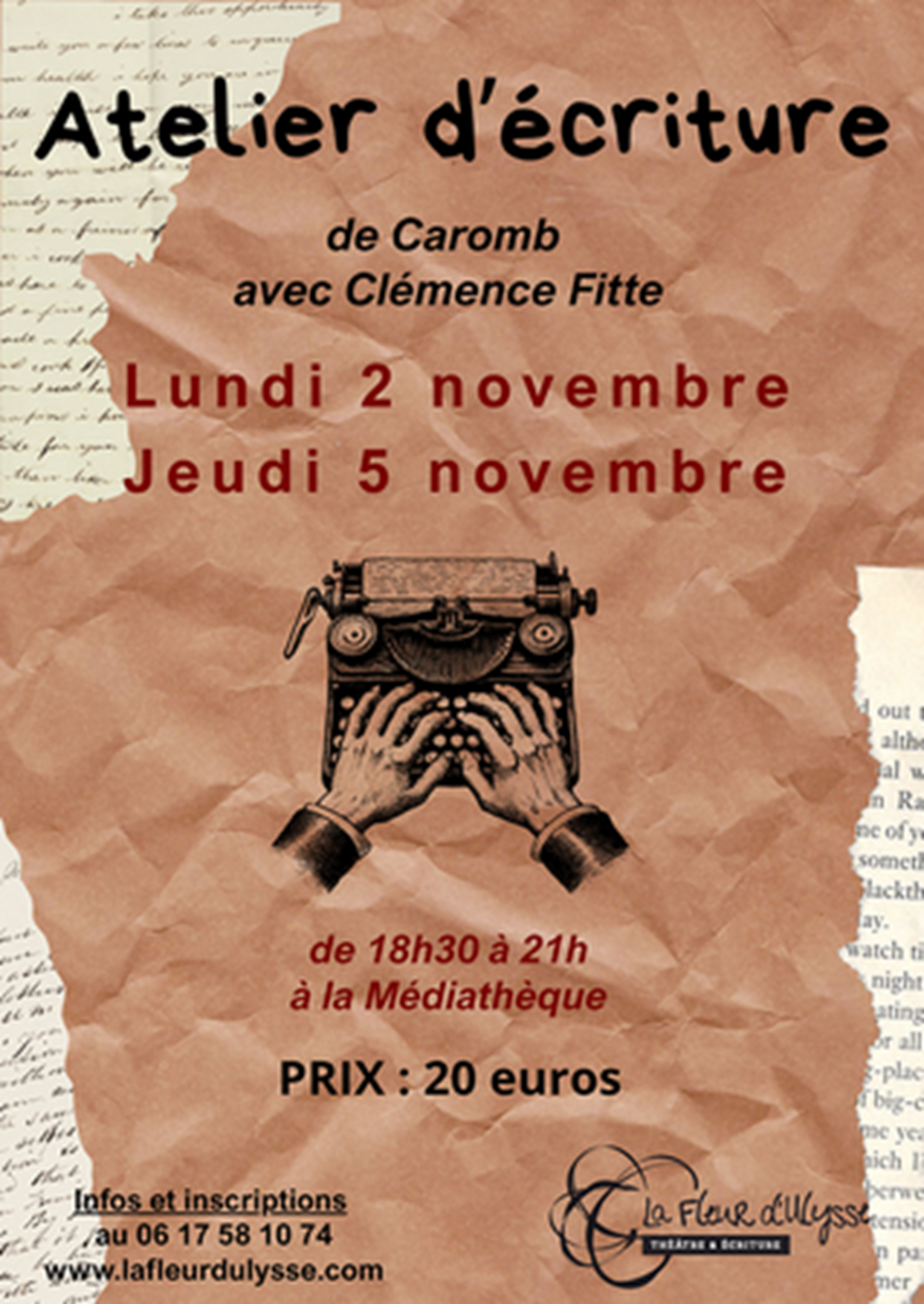 Atelier d'�criture de Caromb