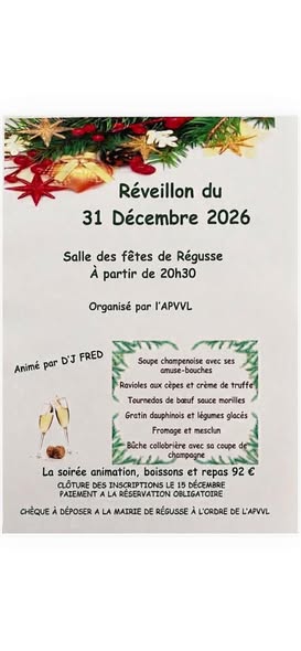 R�veillon du jour de l'an 2026