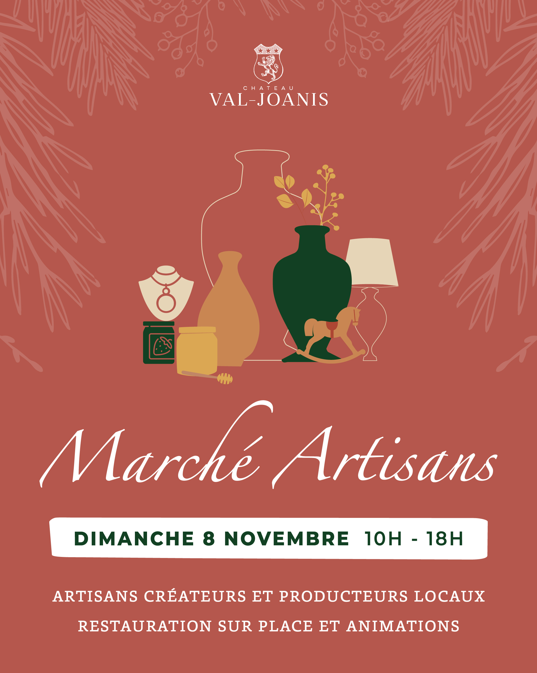 March� des artisans au Ch�teau Val Joanis