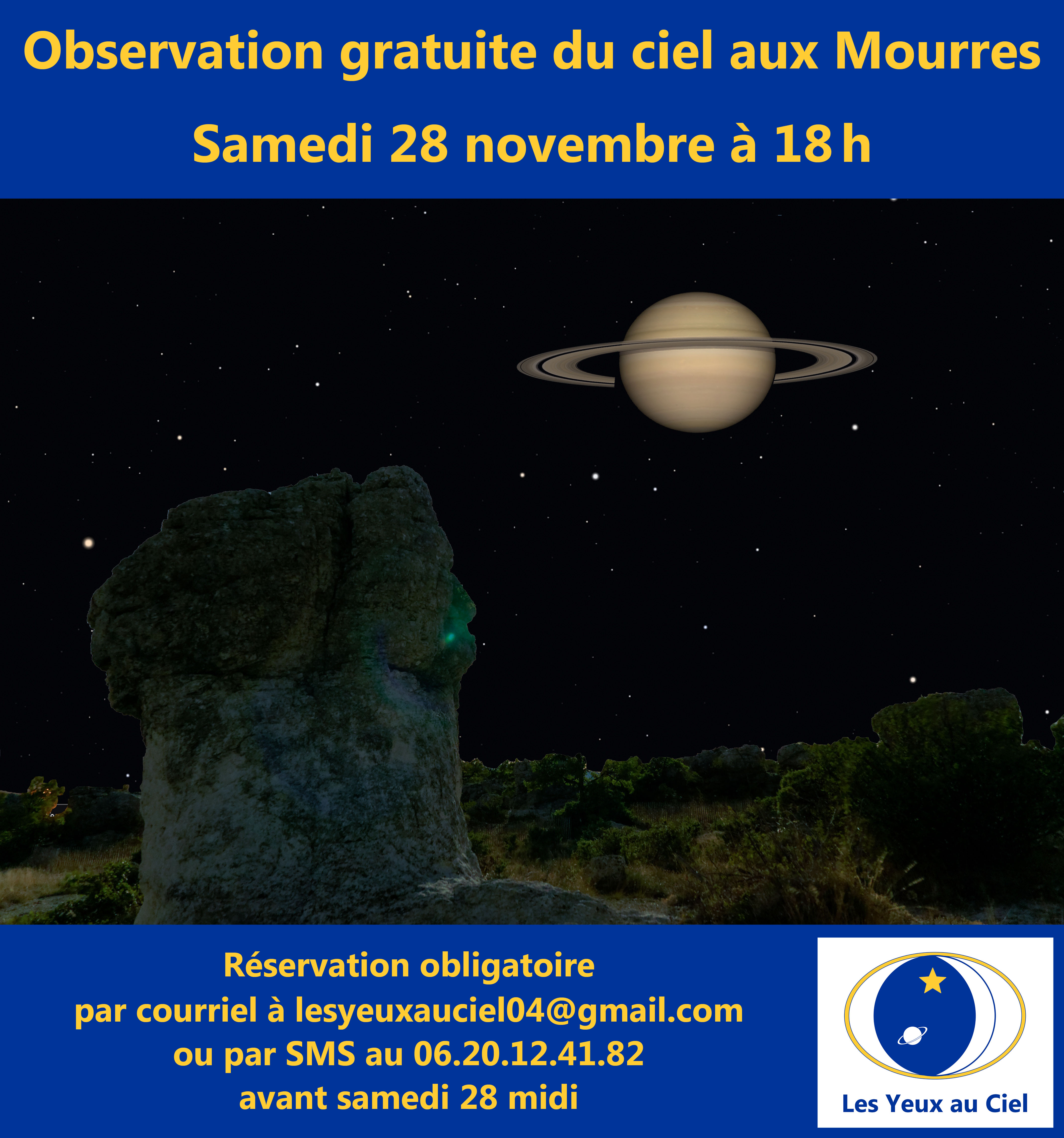 Observation du ciel aux Mourres