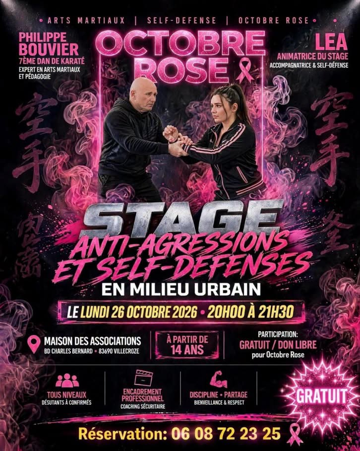 Stage anti-agressions et self-defenses