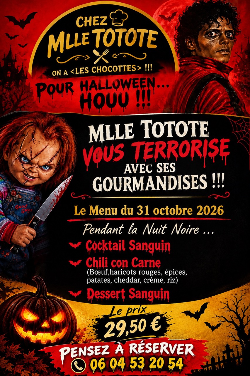 Halloween Chez Mlle Totote