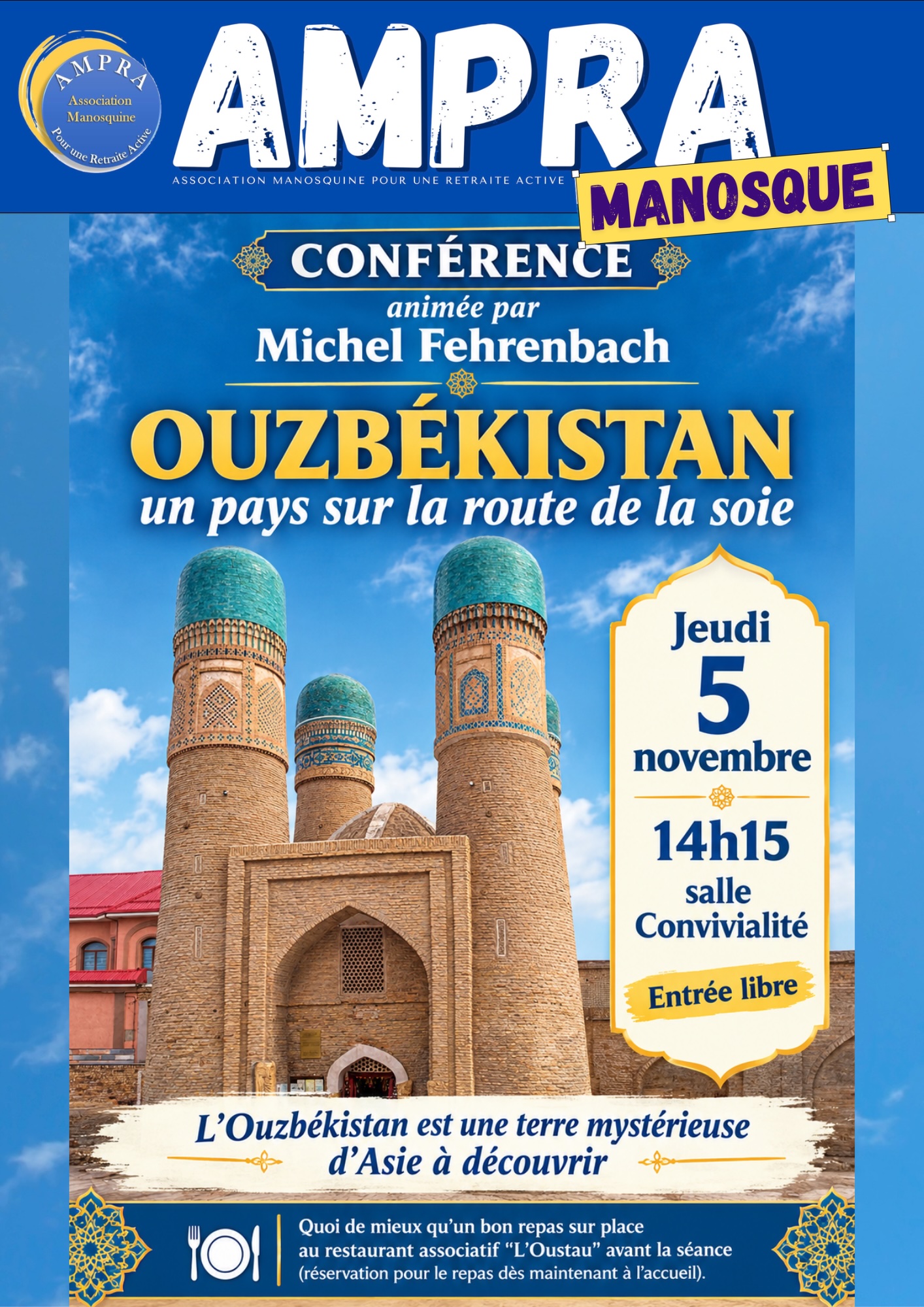 Conf�rence : L'Ouzb�kistan