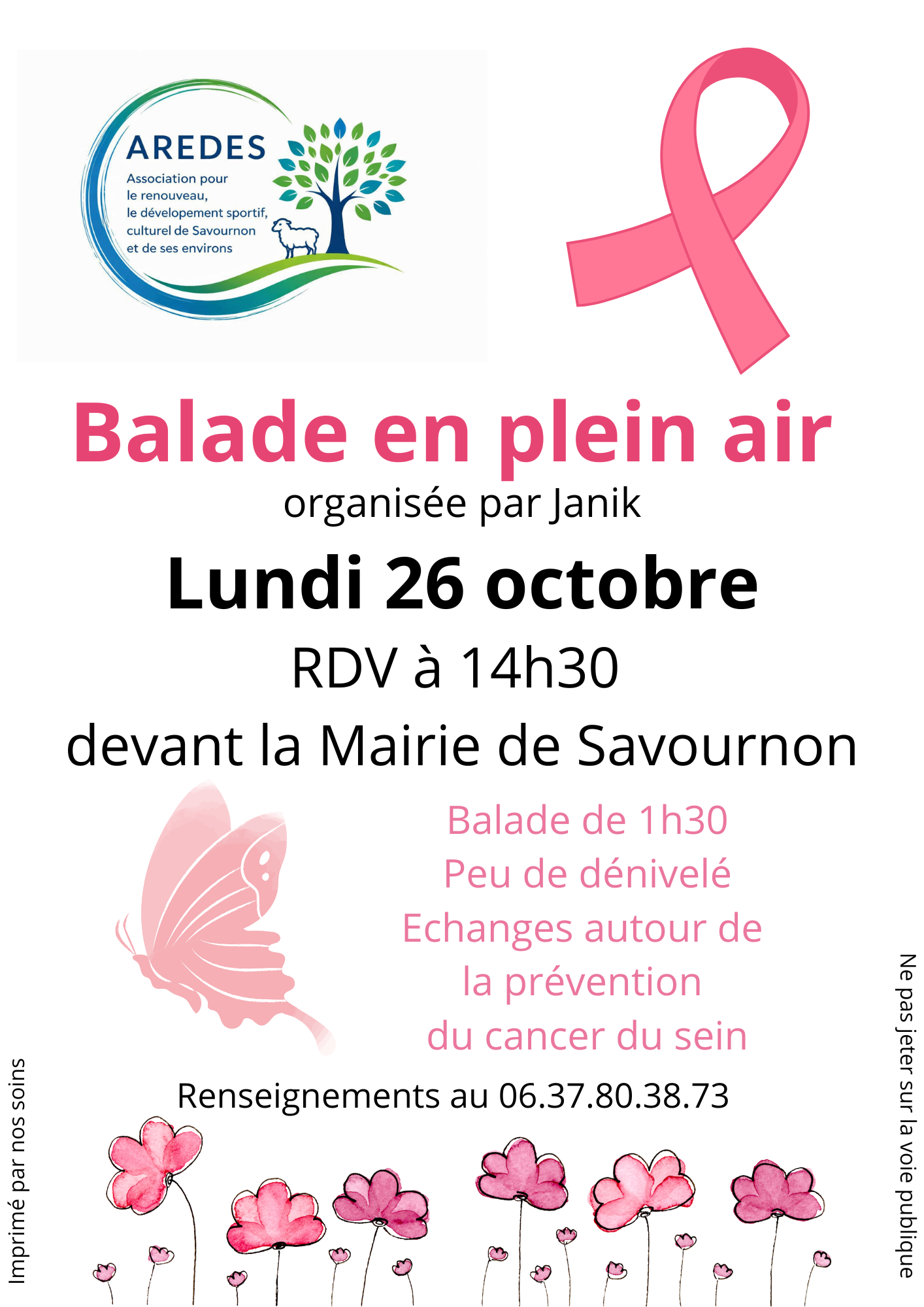 Octobre Rose : balade en plein air
