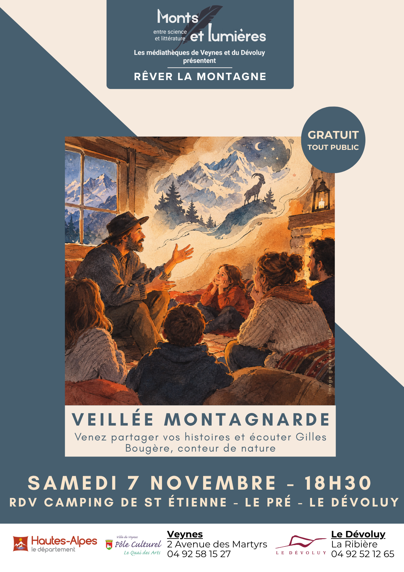 Monts et Lumi�res - veill�e montagnarde