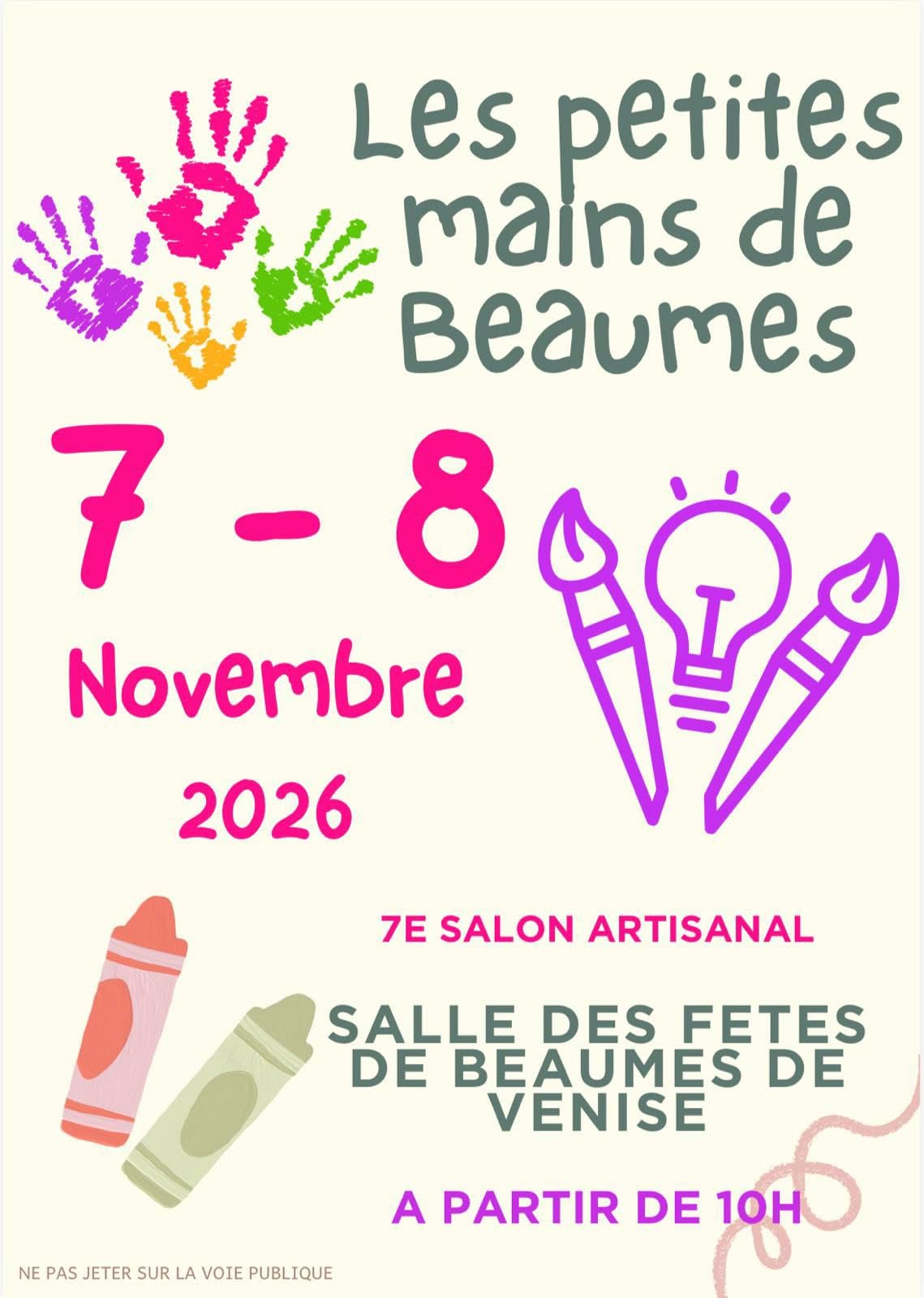 Les Petites Mains de Beaumes � 7? Salon artisanal
