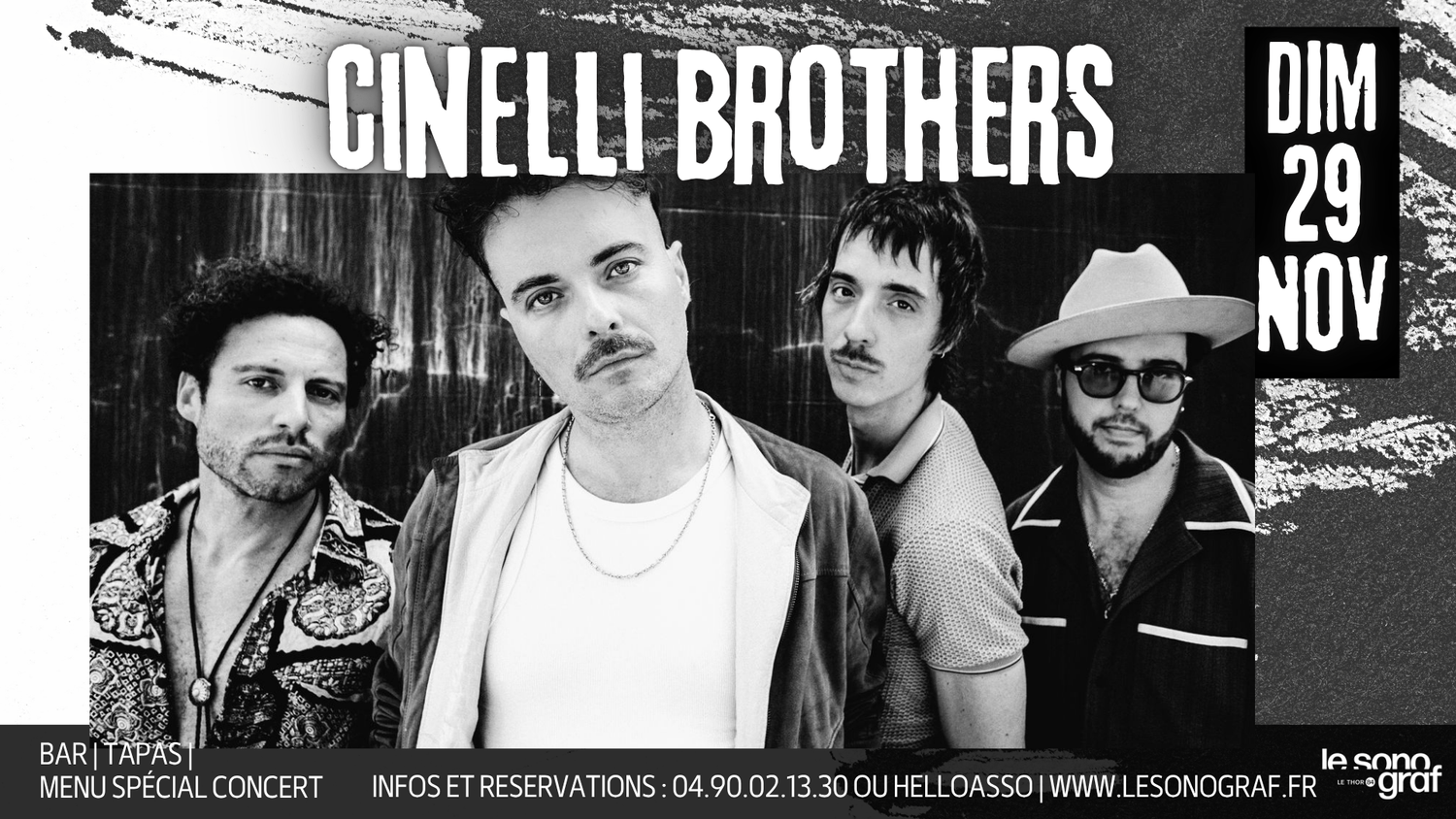Cinelli Brothers en concert au Sonograf