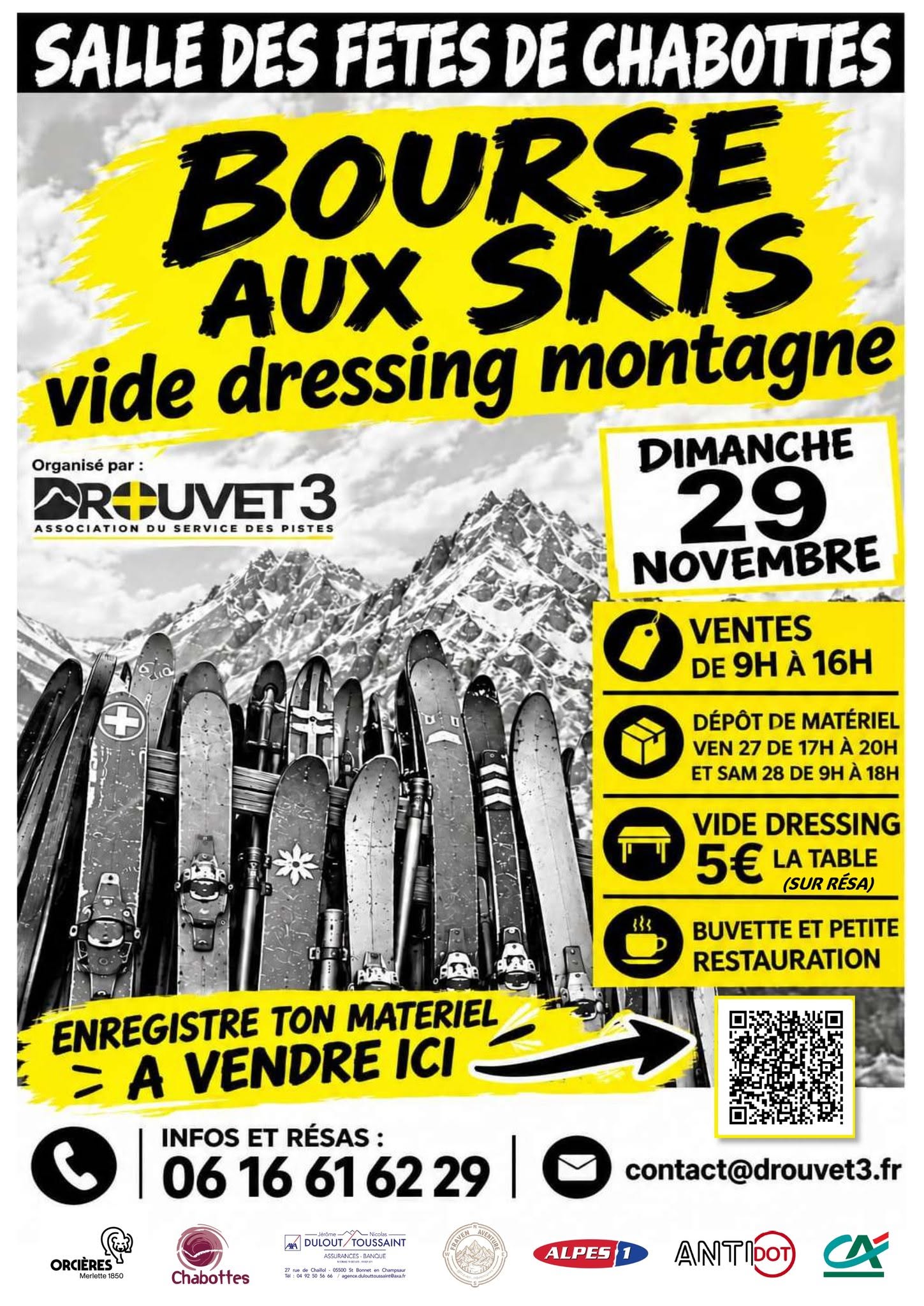 Bourse aux skis - Vide dressing montagne