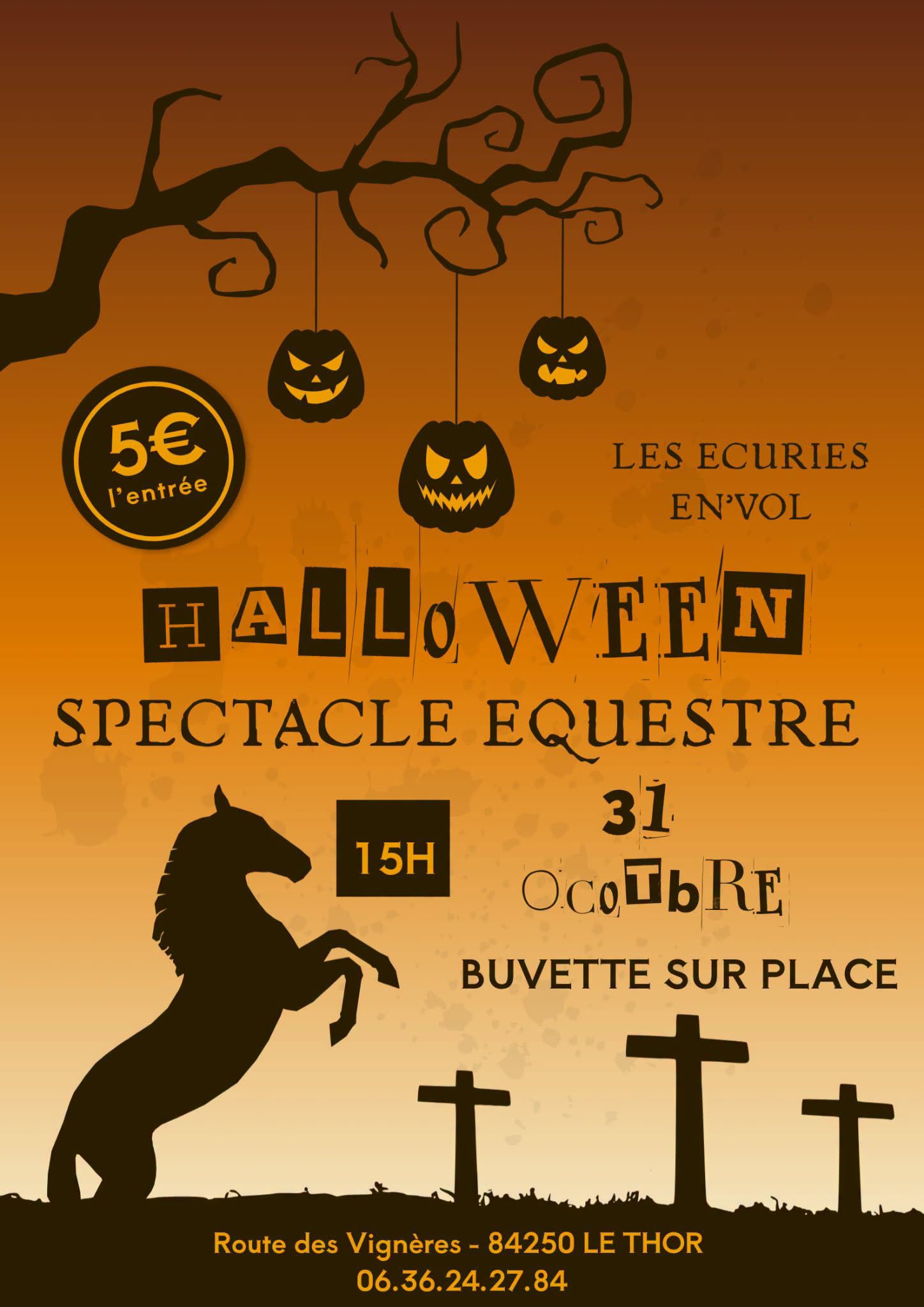 Spectacle �questre - Halloween