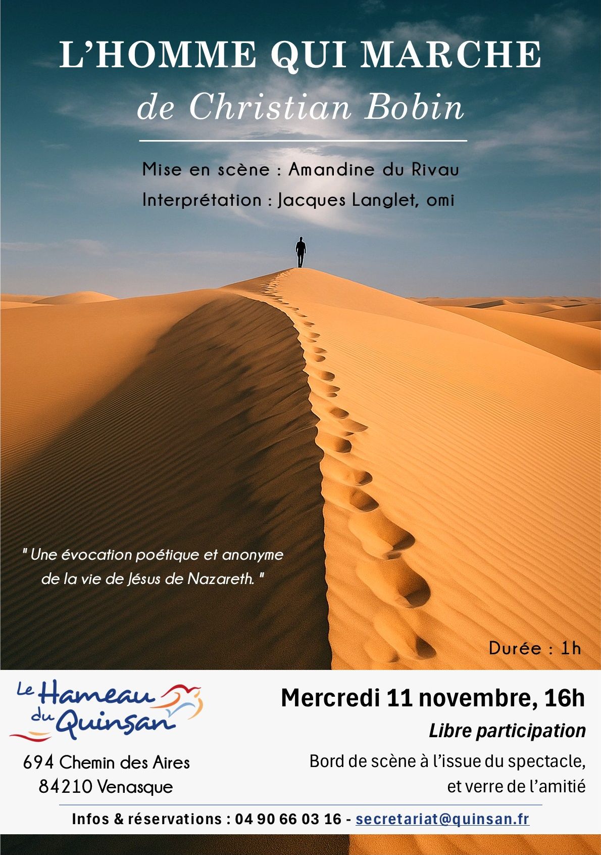 Seul en Sc�ne, l'homme qui marche