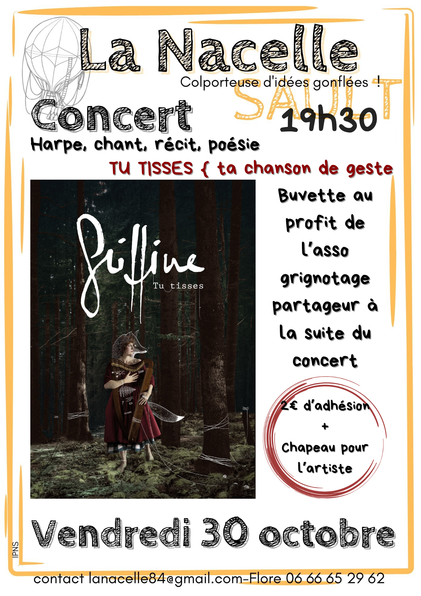 Concert Harpe, Chant, R�cit, Po�sie