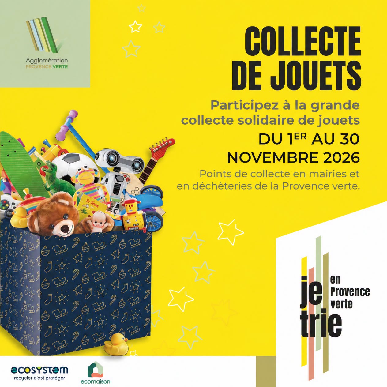 Grande collecte solidaire de jouets