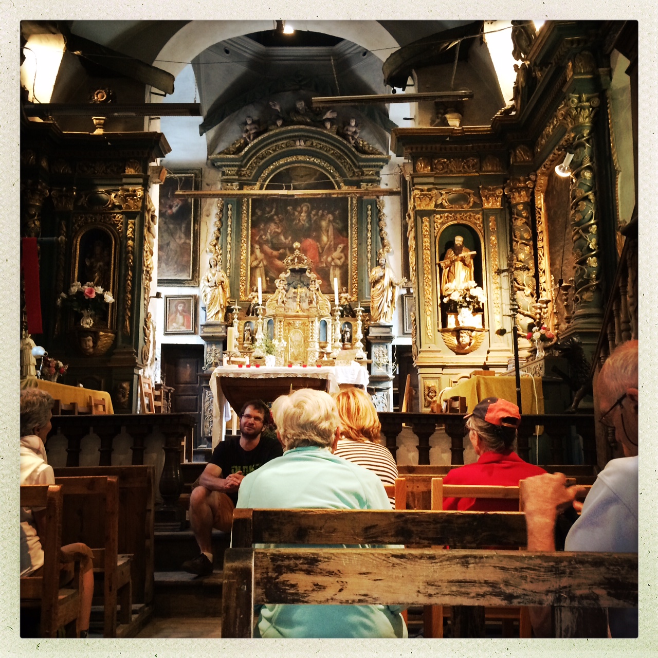 Dcouverte Eglise baroque du Casset puis des Guibertes