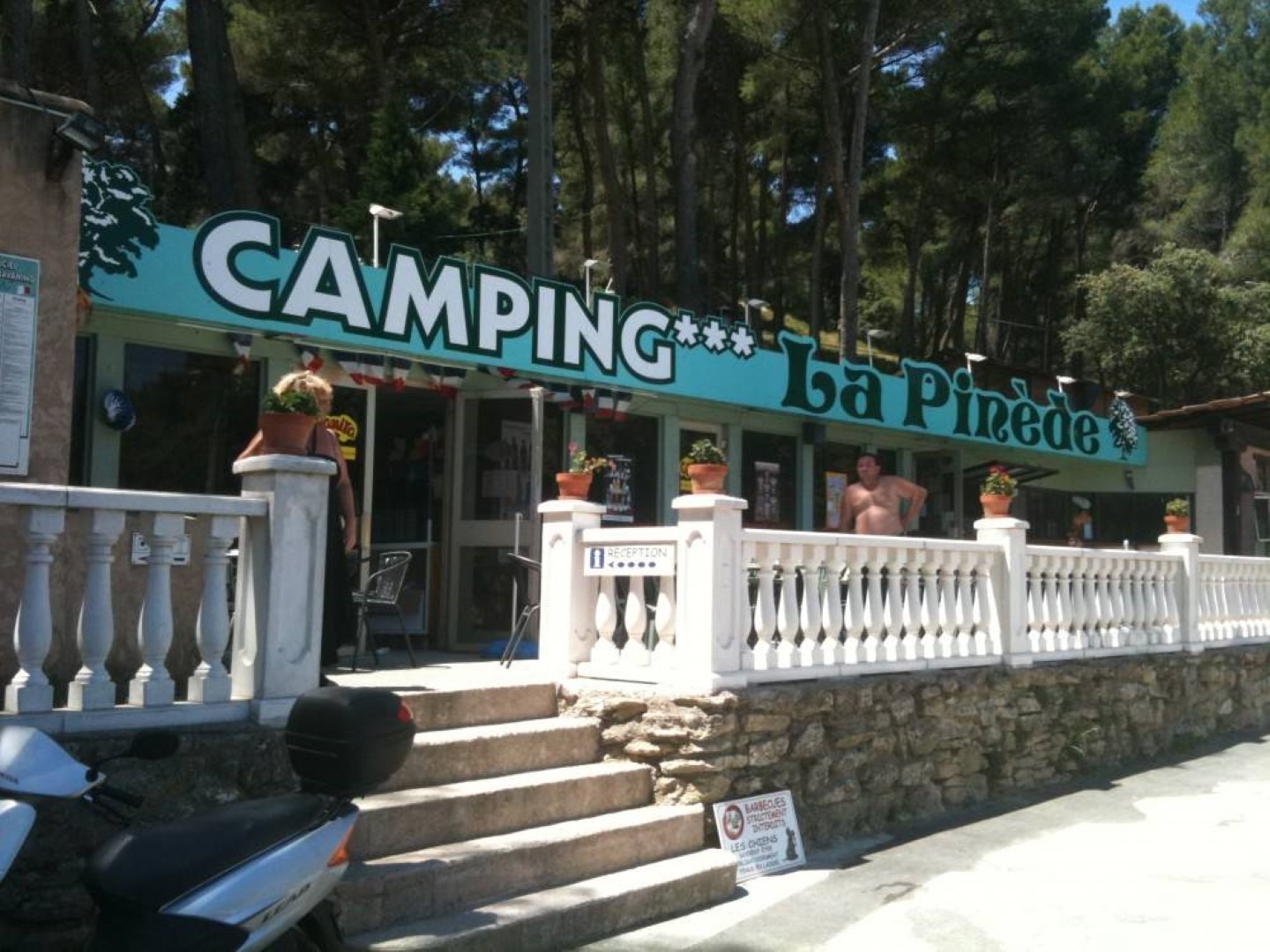 campsite CAMPING LA PINEDE CORNILLON CONFOUX