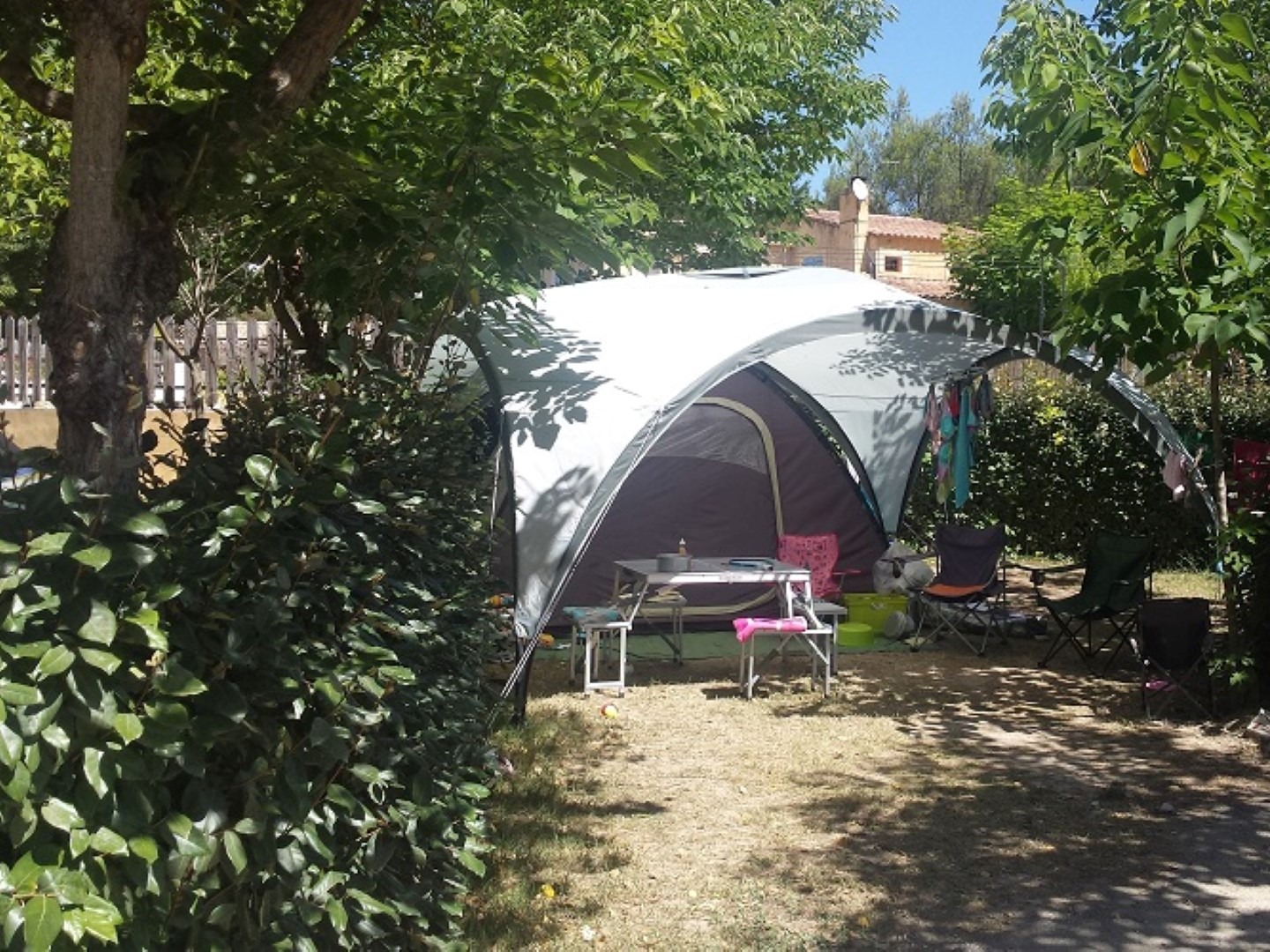 campsite Camping du Bon Crouzet Entrechaux